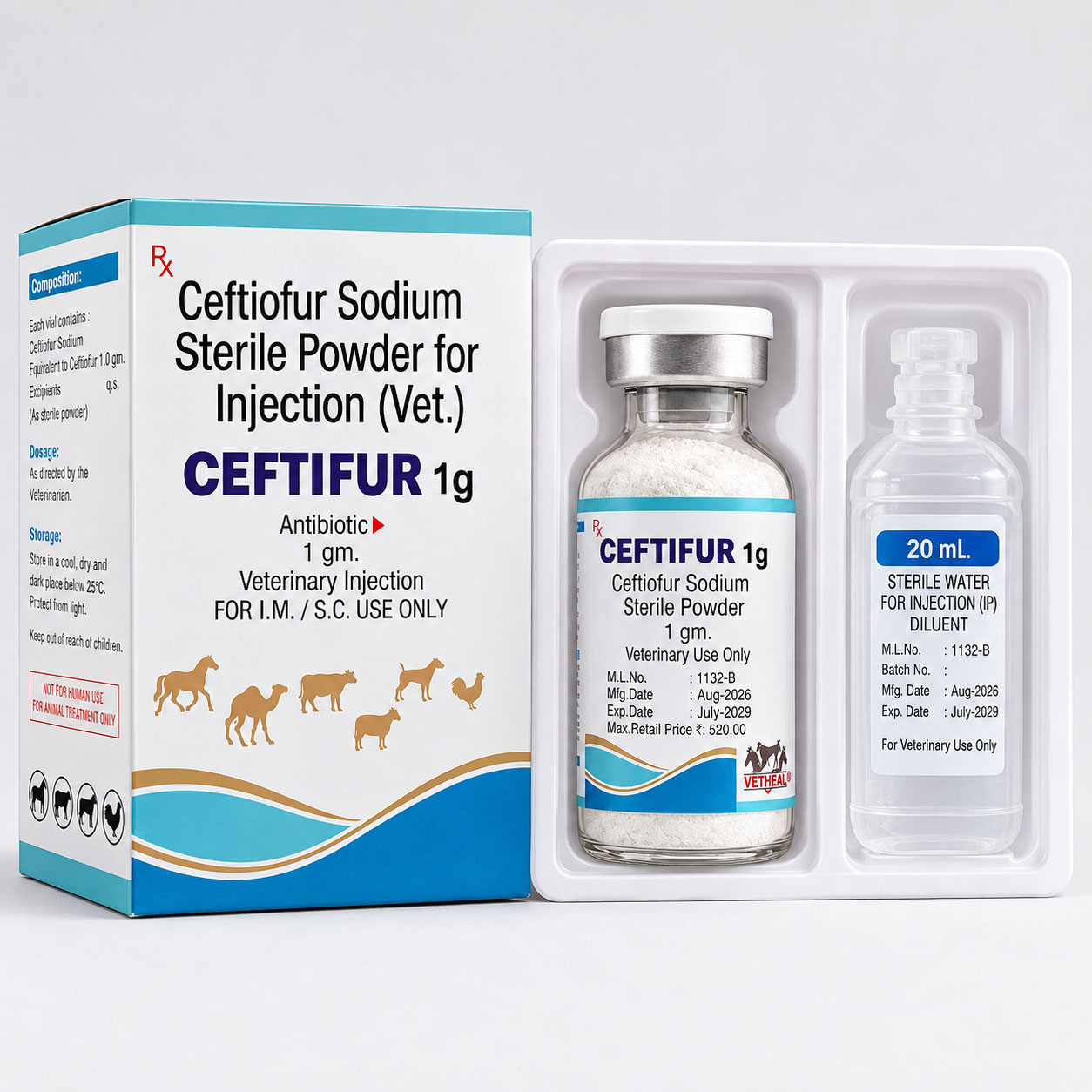 Vetheal team caring for livestock